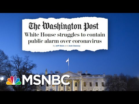 Trump Blames The Media and Democrats For Coronavirus Stock Slide | Deadline | MSNBC