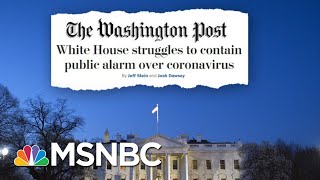 Trump Blames The Media and Democrats For Coronavirus Stock Slide | Deadline | MSNBC