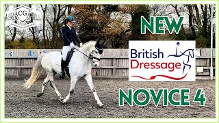 New British Dressage Novice 4 test - 71.88%