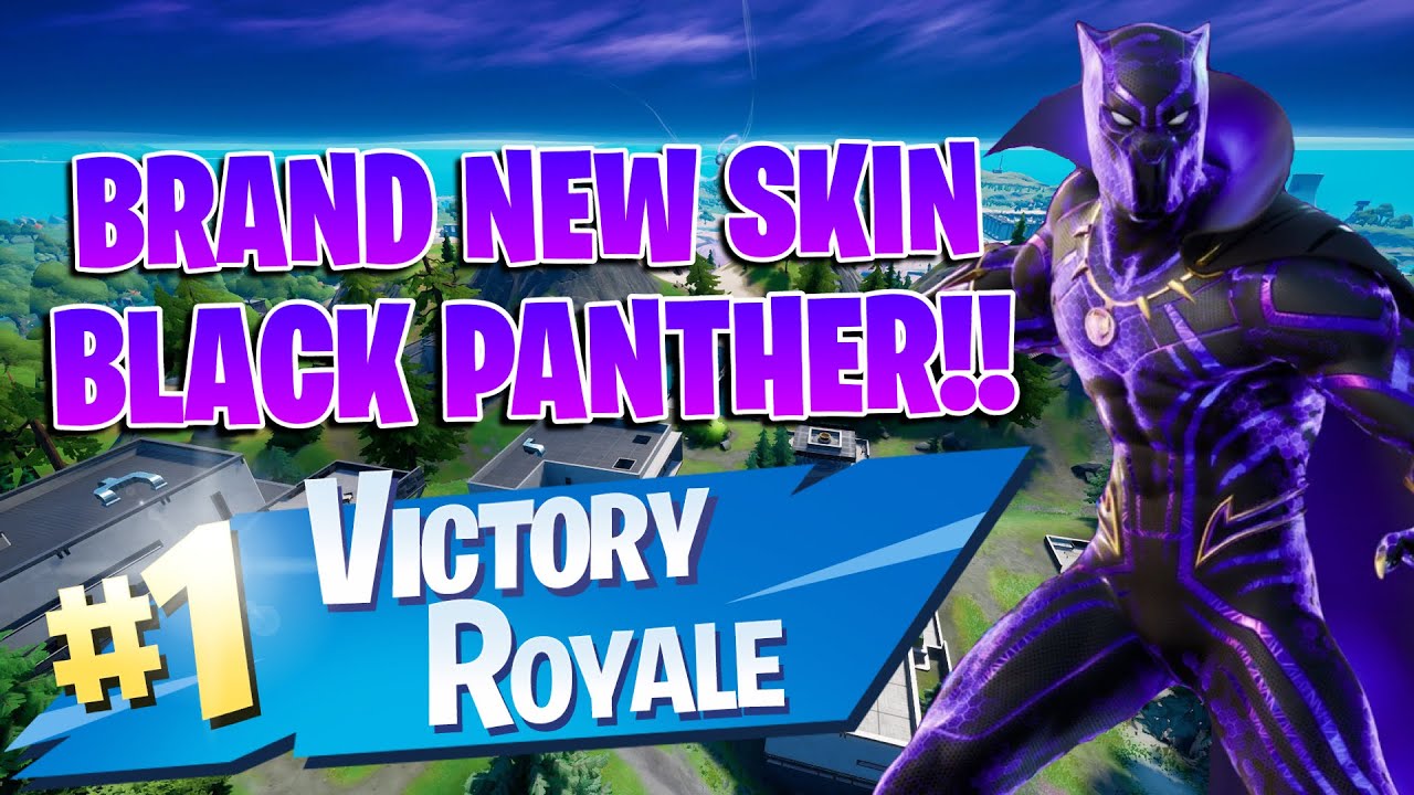 Brand New Black Panther Skin!! Marvel Royalty & Warriors Pack!! - Fortnite: Battle Royale Gameplay!!