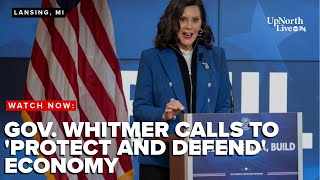 LIVE: Michigan governor to deliver speech calling on lawmakers to 'protect and defend' economy
