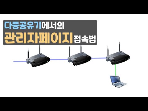 썸네일 다중공유기 관리자화면 접속법