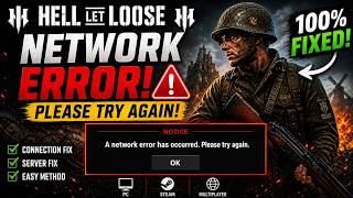 Hell Let Loose Network Error Fix | A Network Error Has Occurred (Solved)