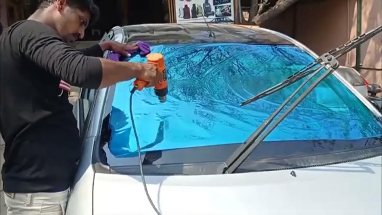car front glass film fixing method YouTube