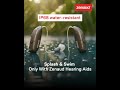 Monsoons are incomplete without zenaud's waterproof hearing aids