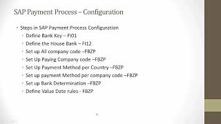 SAP ACH, Wire Part 2