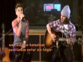 Justin Bieber- As long as you love me traducida lyrics LIVE acoustic