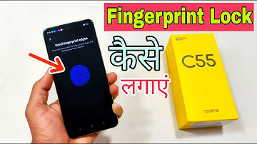 Realme C55 me Fingerprint Lock Kaise Lagaye | Realme C55 Fingerprint Lock Settings |