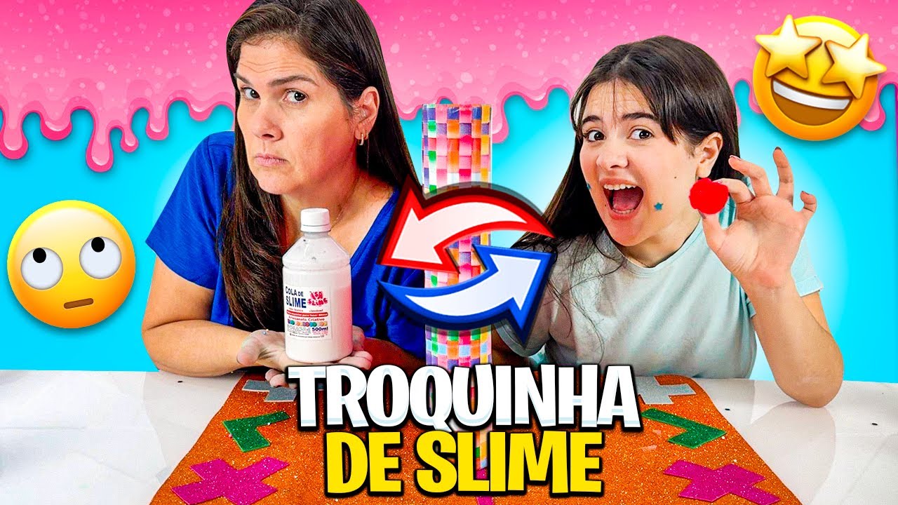 TROCA MISTERIOSA DE SLIME * A ESPERTINHA ATACA NOVAMENTE! 