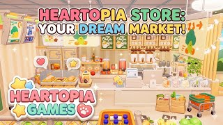 Heartopia Aesthetic Shop Guide: How to Build a Cute Mini-Mart & Bakery Tutorial 🥞🛒