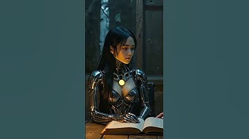 The Our Robot She in the Dark Forest #ai #humanoid #humanoidrobot #technology