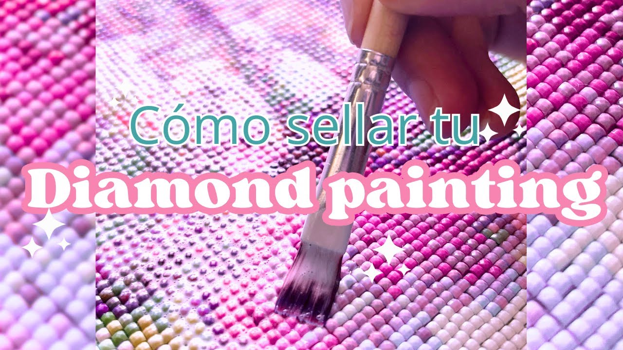 Tutorial, ¿cómo sellar y proteger un diamond painting? 💎❤🎨🖼️