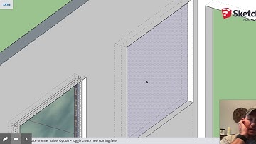 Google SketchUp - Adding Glass Windows pt 2