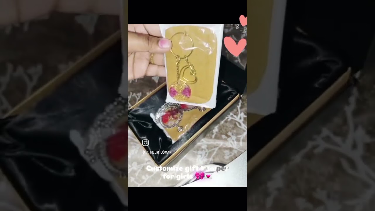 ✨Custom Resin Jewellery Gift Hamper 💌Dm to order and support small business magic! 