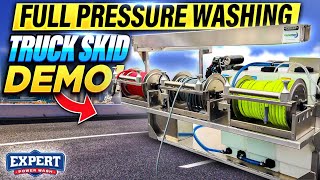 Full Pressure Washing Truck Skid Demo! Tom’s Skid