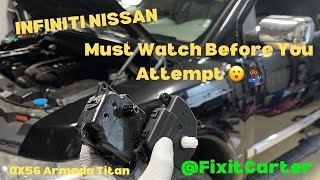 Infiniti QX56 Nissan Armada Titan Actuator Blend Door Motor Repair, Actual Cost & Job!