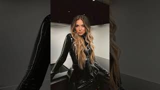 Black Shiny Leather Outfits 2023-2024#leather
