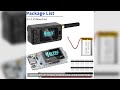 Meshtastic Heltec V3 ESP32 LoRa 32 Dev-Board Kit 800mAh Battery Case SX1262 Tri-Band 915MHz OLED US