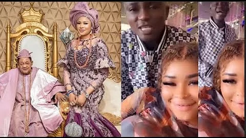 Singer Portable And Late Alaafin Of Oyo’s Wife, Queen Dami,’s Dating Confirmed: Watch Them In Action