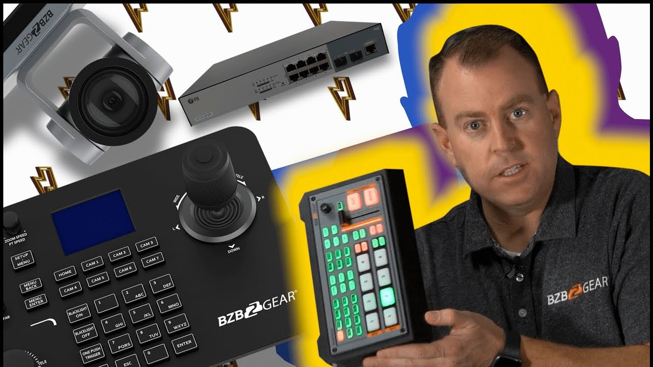 How to Connect and Network BZBGEAR PTZ Camera, Video Switcher and Joystick Controller