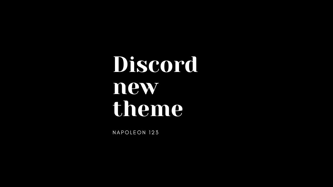 How to put the additonal Discord theme apart from dark mode