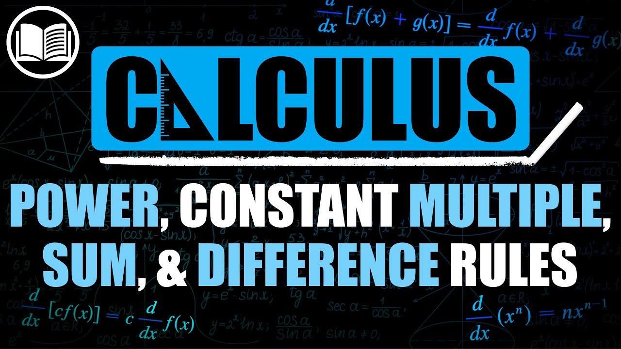 Правила возведения в степень, умножения на постоянную, суммирования и разности