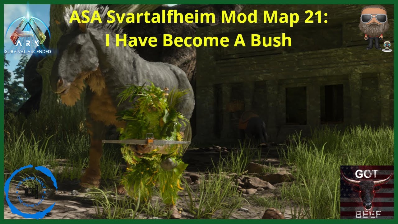 ASA Svartalfheim Modded Map 21 [PS5]: I Have Become a Bush - YouTube