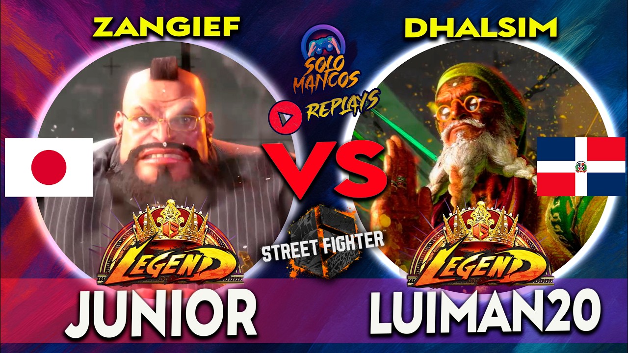 SF6❤️‍🔥JUNIOR (LEGEND ZANGIEF) VS🔥 LUIMAN20 (LEGEND DHALSIM) ▰ High Level Gameplay Street Fighter 6