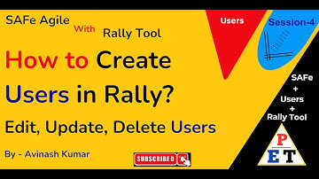 Create, Edit and Update User in Rally