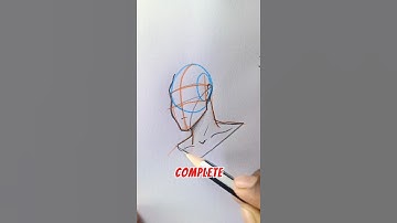 3/4 Face Drawing That