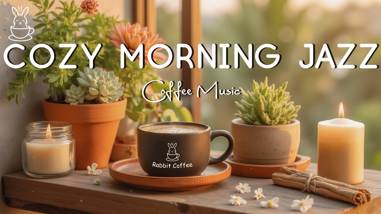 Cozy Morning Jazz ☕ Uplifting Jazz Cafe & Bossa Nova for Positive Moods, Studying, Working