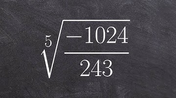 Simplifying the fifth root of a rational number