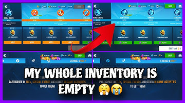 Asphalt 8, Today i see my whole inventory is missing 😤😭 WTF is going on ? 