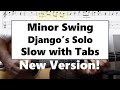 Minor swing guitar tab lesson slow