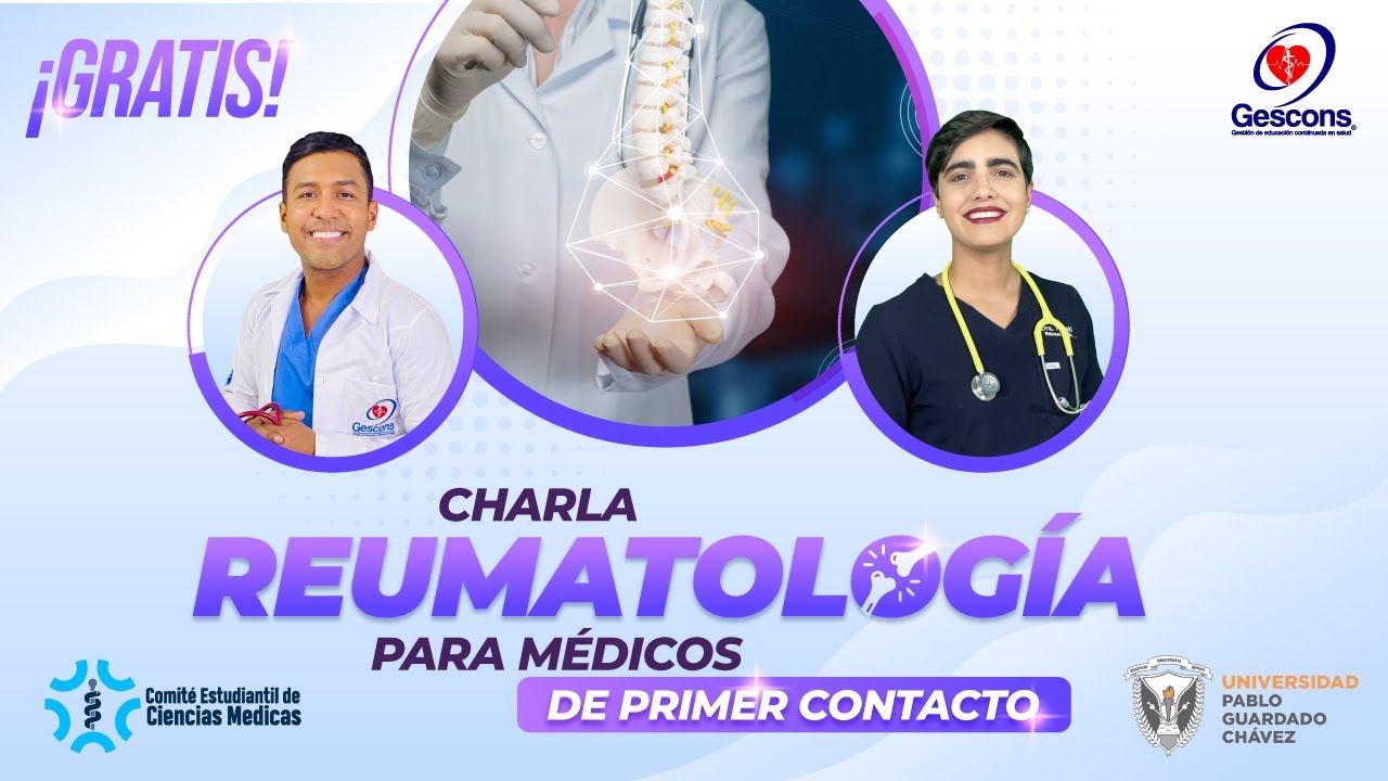 CHARLA: REUMATOLGÍA PARA MÉDICOS DE PRIMER CONTACTO