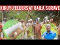 Kikuyu Elders Visit Raila Odinga's Grave At Kang'o Ka Jaramogi In Bondo Siaya County