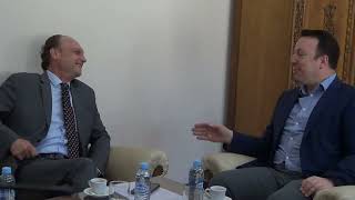 B-Roll Nikolovski - Mp Vmro-Dpmne Meets With Cyrille Baumgartner - French Ambassador In Skopje