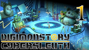 Digimon Cyber Sleuth [Japanese as Hell] - #1 - PS4 Playthrough (Blind) 60fps
