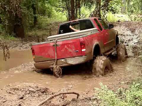 Mud Trucks Monster Ford F150 4x4 On Tractor Tires Sinks Mud Trucks Monster Ford F150 4x4 On Tractor Tires Sinks