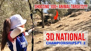 Pt. 2 Marked 3D Archery National Championships 2020/in Fresno, CA, USA/3D Archery NFAA//3D 양궁