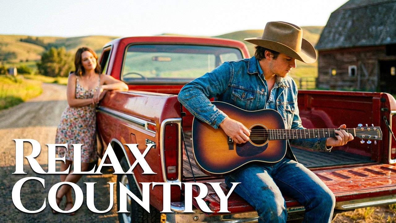 Romantic Country Guitar Vibes 🤠 Relaxing Sunset Playlist for Couples, Study Sessions & Cozy Nights