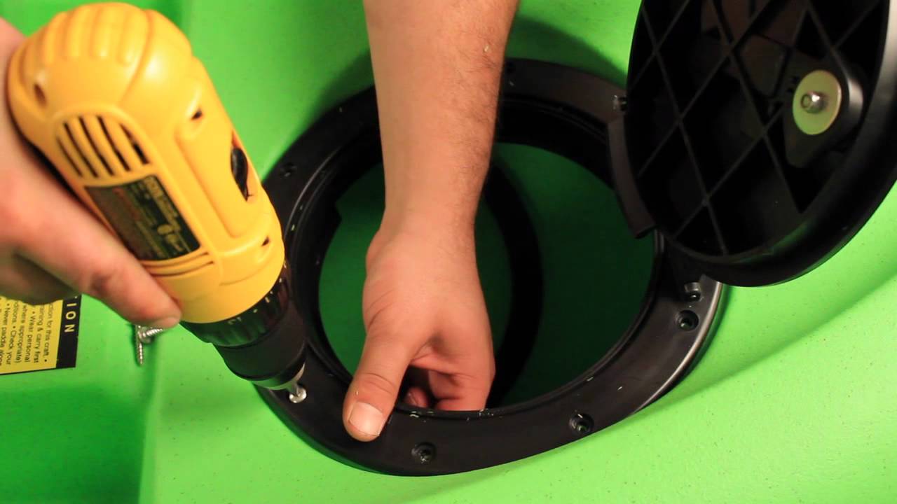 Malibu Kayaks Installation Series How to install an 8 " Round Hatch