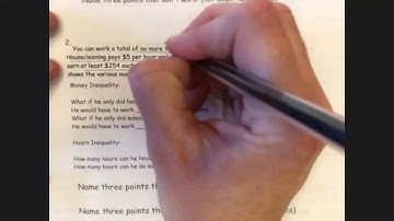 systems of inequalities word problems