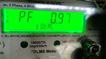 meter me reading kese nikali jathi ha 3 phase Dlms meter Avvnl
