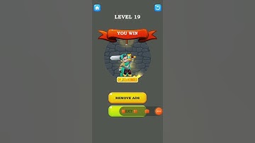 Rescue Hero pull pin 2021 game Level 19 walkthrough Gameplay android Mobile