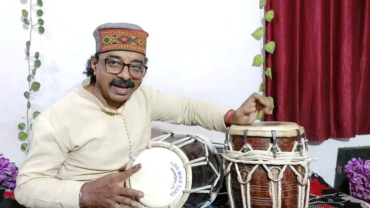 1 May 2021#भाग-189)#कहरवा#ताल#के#दुगुन#लय#में #रेलिंग का बड़ा महत्व है इसको ढोलक पर बजाना जरुर सिखें।