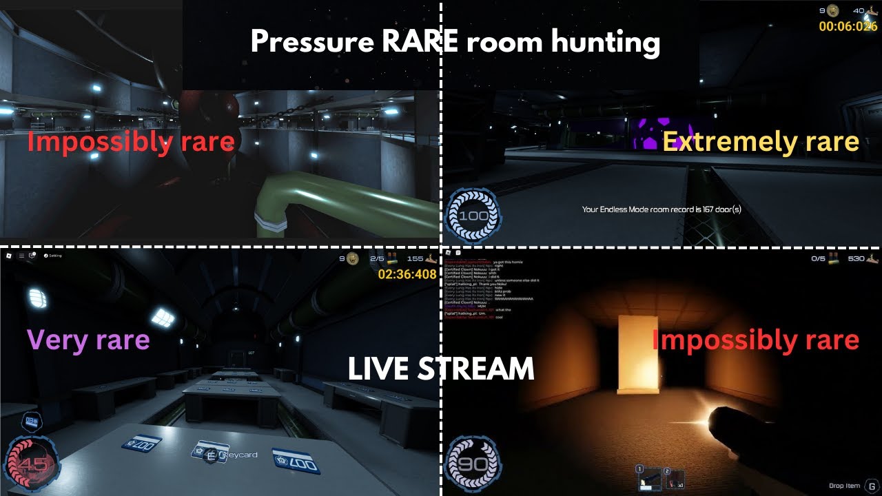 Pressure rare room hunting! - YouTube