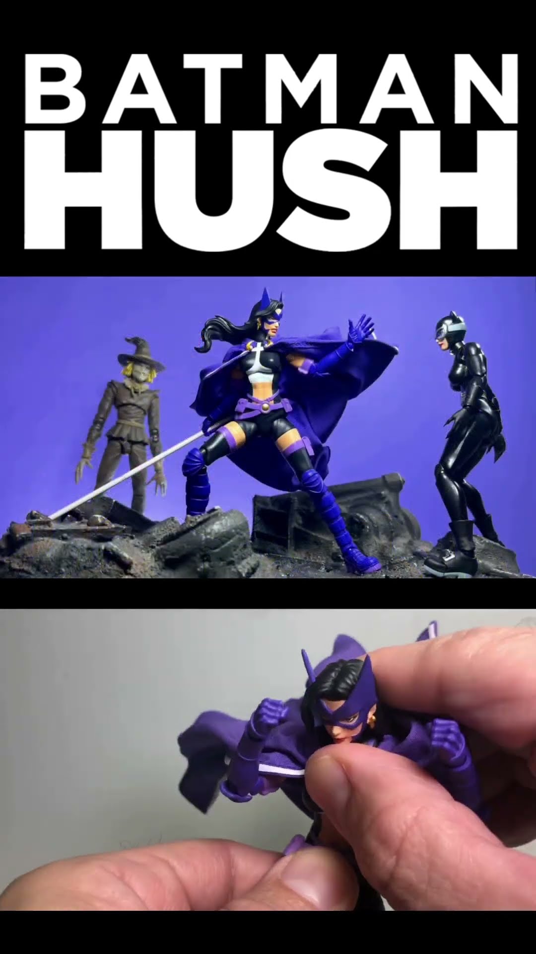 Batman: Hush MAFEX No.170 Huntress Action Figure - YouTube