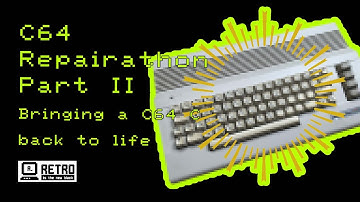 C64 Repairathon Part II - Bringing a C64 C back to life - no more killing of machines!