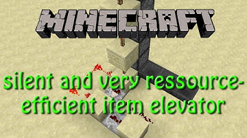 Simple droppervator tutorial, silent, very efficient item elevator for minecraft 1.6.2